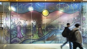 Colour and culture: UTM student designs library mural reflecting Indigenous learning