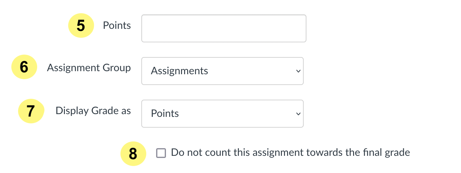 Assignment Points